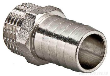 Штуцер НР никелированный      1/2"x10