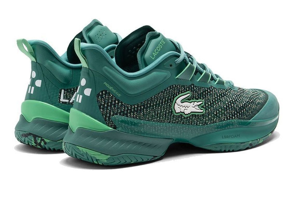 Мужские кроссовки теннисные Lacoste Sport Medvedev AG-LT23 Ultra - зеленый