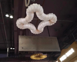 Chandelier design lamp Rotini by Aqua Creations Studio