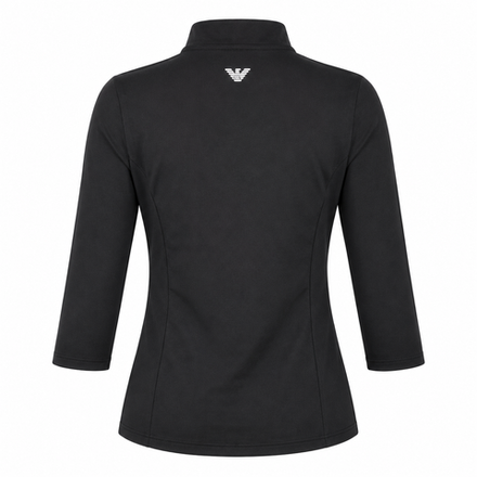 Женская теннисная футболка (длинный рукав) EA7 Woman Jersey - black beauty