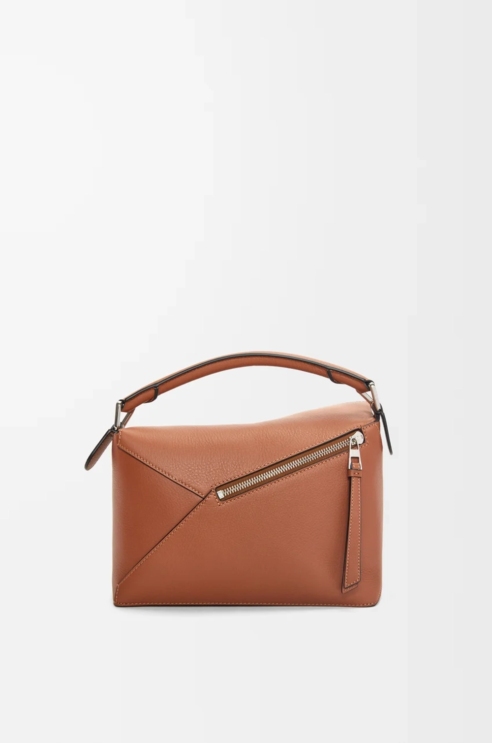 Loewe Маленькая сумка Puzzle Edge из классической телячьей кожи, коричневый