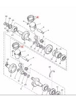 Кольца поршневые для снегоходов  STD Yamaha VK540