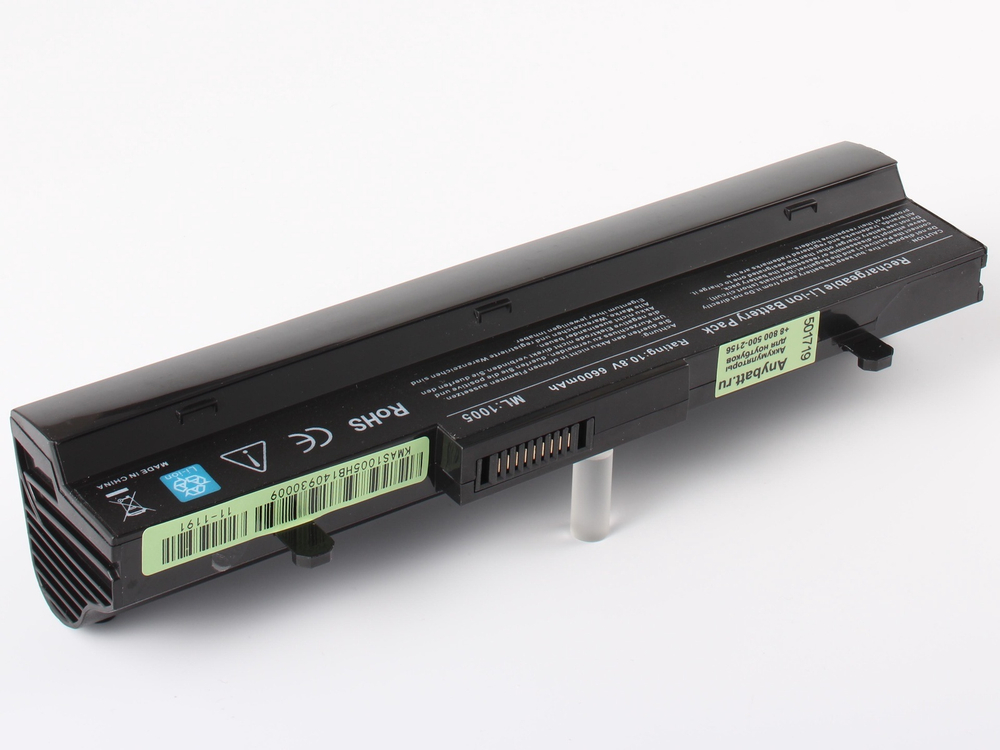 Аккумулятор AnyBatt 6600mAh для ноутбука Eee PC 1001, 1005( AL32-1005)