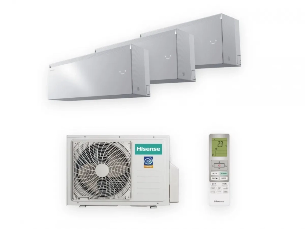 Мульти сплит-система Hisense SENSATION White на 3 комнаты (25+25+25 кв.м.)
