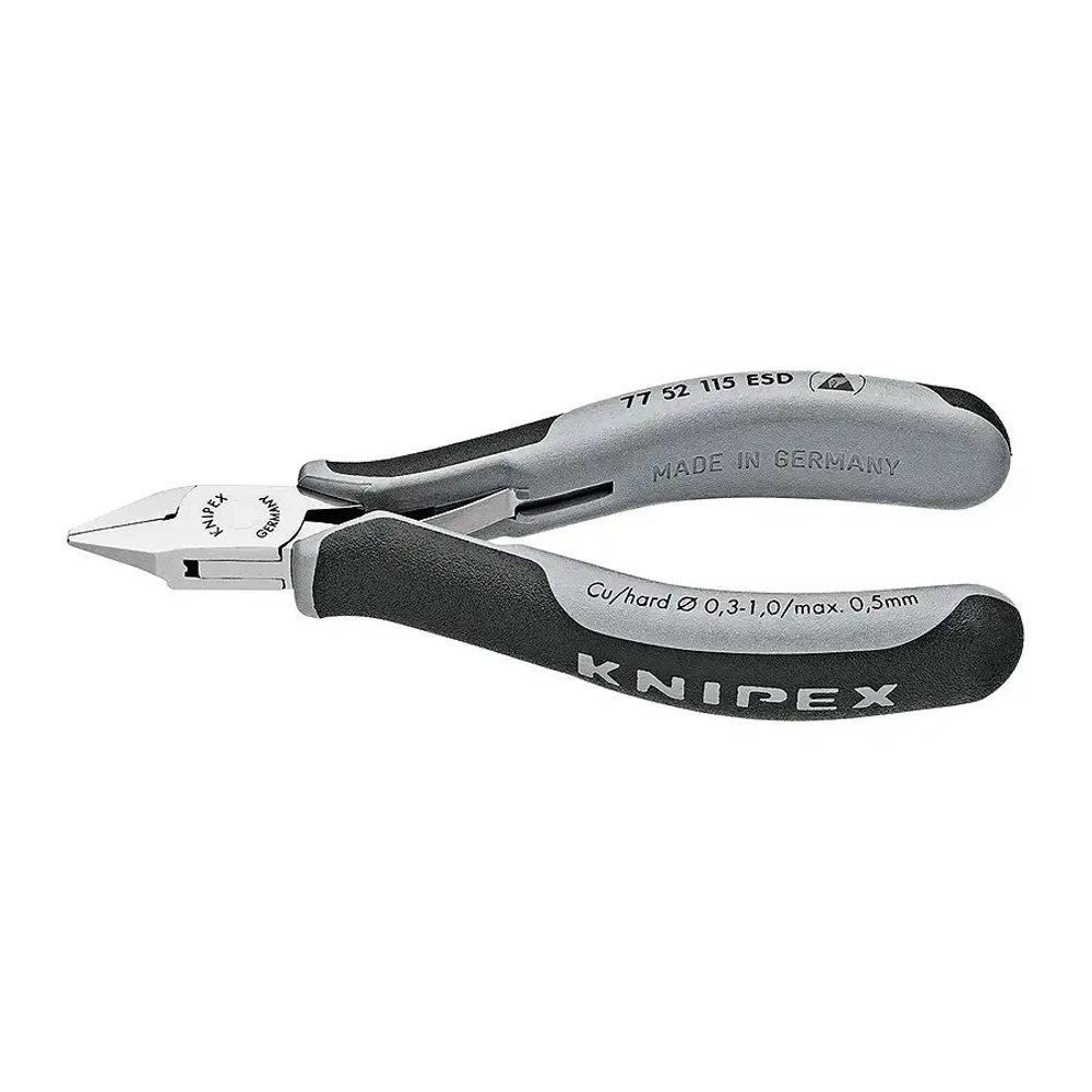 Кусачки боковые для электроники антистатические 115 мм Knipex 77 52 115 ESD