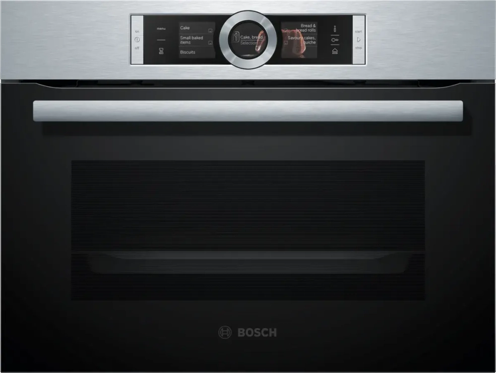 Компактный паровой духовой шкаф Bosch CSG 636 BS3