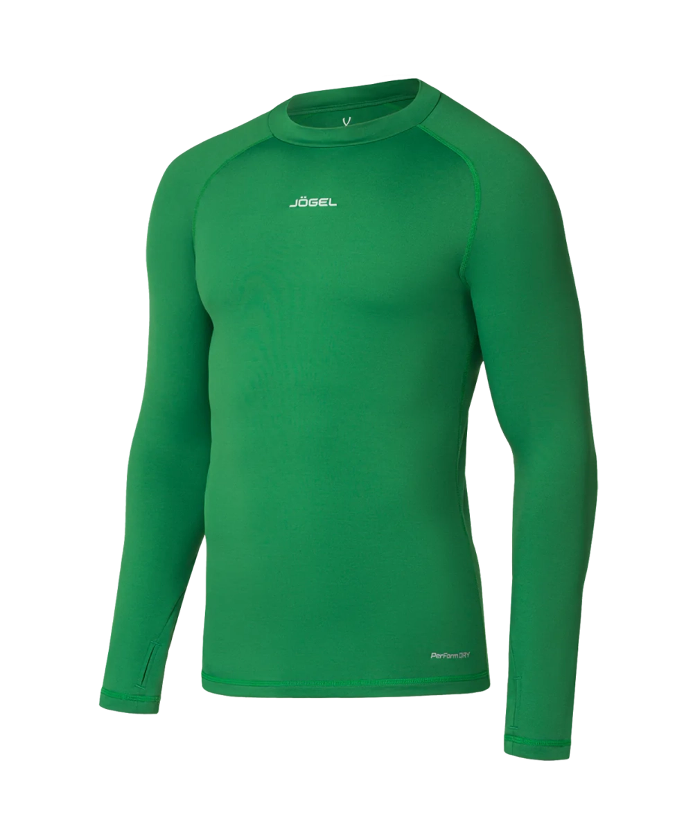 Джемпер компрессионный утепленный CAMP PerFormDRY Baselayer Top Warm, зеленый