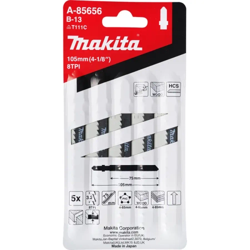 Пилка по дереву для лобзика B-13 Makita A-85656