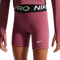 Шорты для девочки теннисные Nike Kids Pro Dri-Fit 5in - pink smoke/white