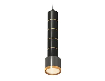 Комплект подвесного светильника 1*GX53 XP8115010 DCH/PYG чёрный хром/золото жёлтое полированный (A2302, C6303, A2062, C6303, A2062, C6303, A2062, C6303, A2062, C6303, A2101, C8115, N8124) DIY System Complects Ambrella