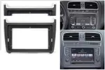 Магнитола для Volkswagen Polo 5 2009-2020 (рамка черная матовая) - FarCar S500+TS10 монитор 12.3" 2K QLED на Android 14, Быстрая, CarPlay, 4G SIM-слот
