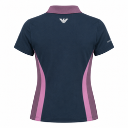 Женское поло EA7 Woman Jersey - deep dive/violet/iris orchid