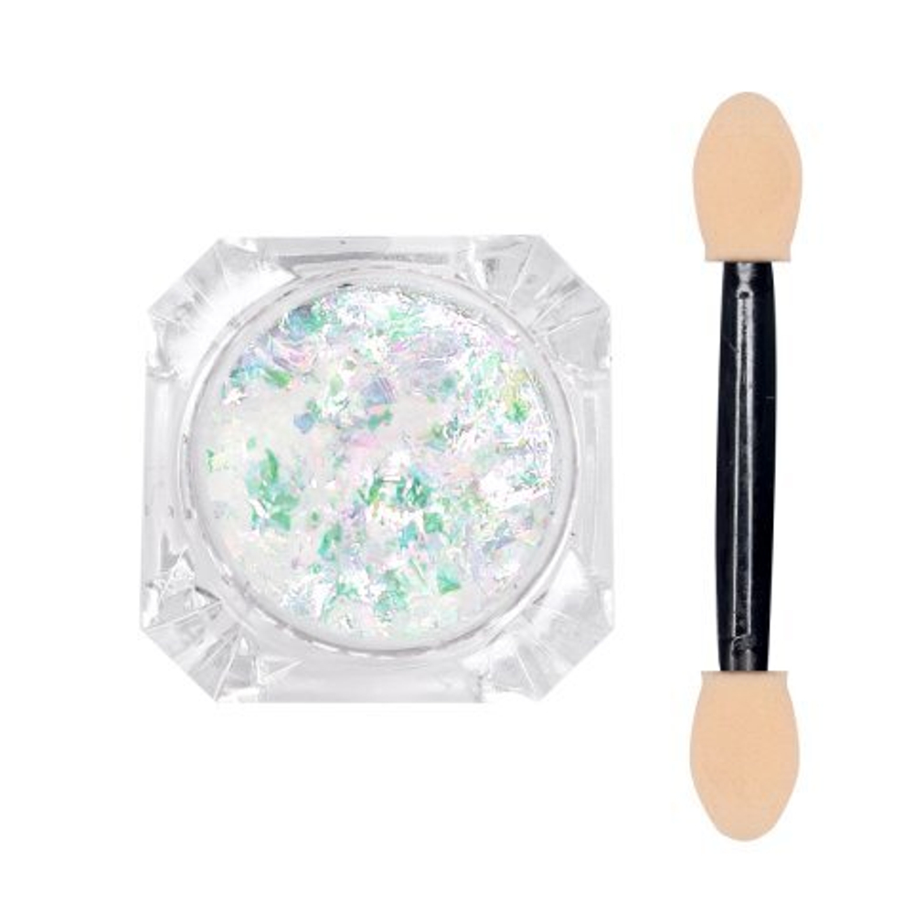 Втирка для ногтей Global Fashion, Transparent est chameleon 08