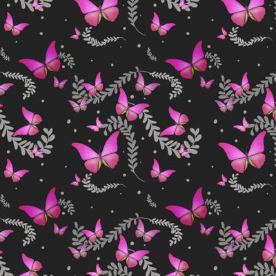 Butterfly black