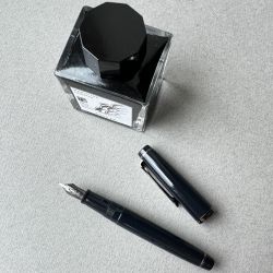 Ручка перьевая Sailor Lecoule All Black IP MF (11-0332-320) 2
