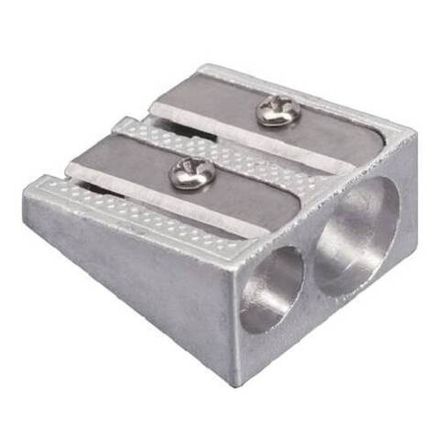 Точилка металлическая Brauberg Style 2 отверстия