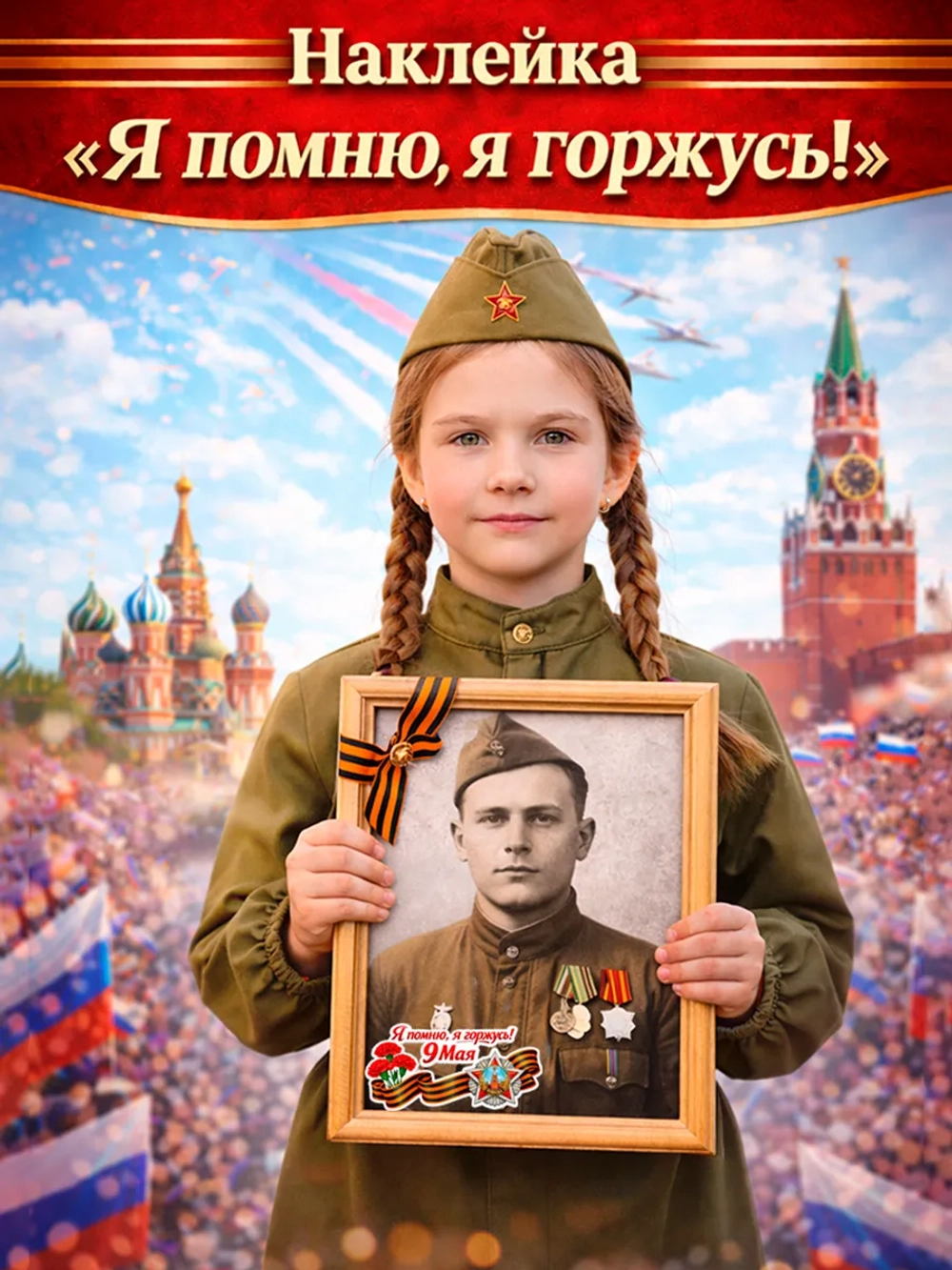 наклейка "Я помню, я горжусь!"