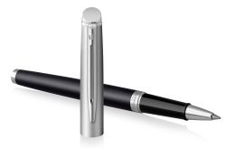 Роллер Waterman Hemisphere Matte SS Black CT F (2146584)
