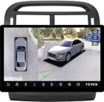 Магнитола для Lexus LS430 Toyota Celsior XF30 2000-2006 (ШГУ монохром) - Teyes CC3-2K-360 монитор 13" 2K QLED на Android 10, Быстрая, CarPlay, 4G SIM-слот, 4 камеры в комплекте