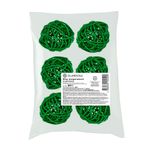 Шары декоративные из ротанга 7 см, 6 шт, №07 зеленый, Blumentag BRF-7