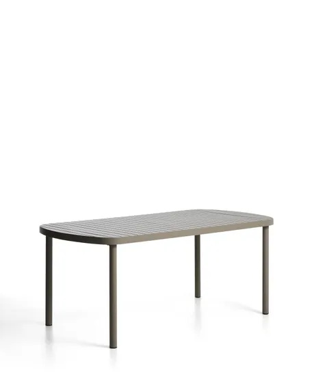 Уличный стол Joncols из алюминия с бежевой отделкой 180 x 90 см