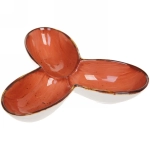 Менажница керамическая «Corsica orange» 17,8*3,5см