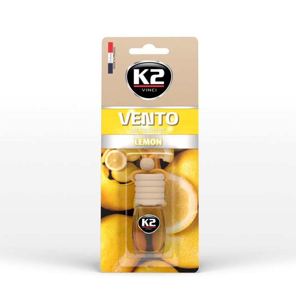 АРОМАТИЗАТОР С ПОДВЕСКОЙ "К2" VENTO LEMON 8ML