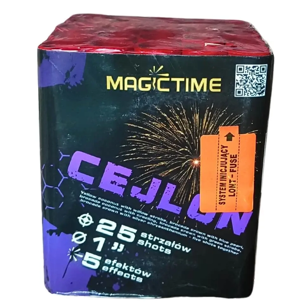 Батарея салютов Ceylon (P7425) от Magictime, 25 залпов, 25 мм
