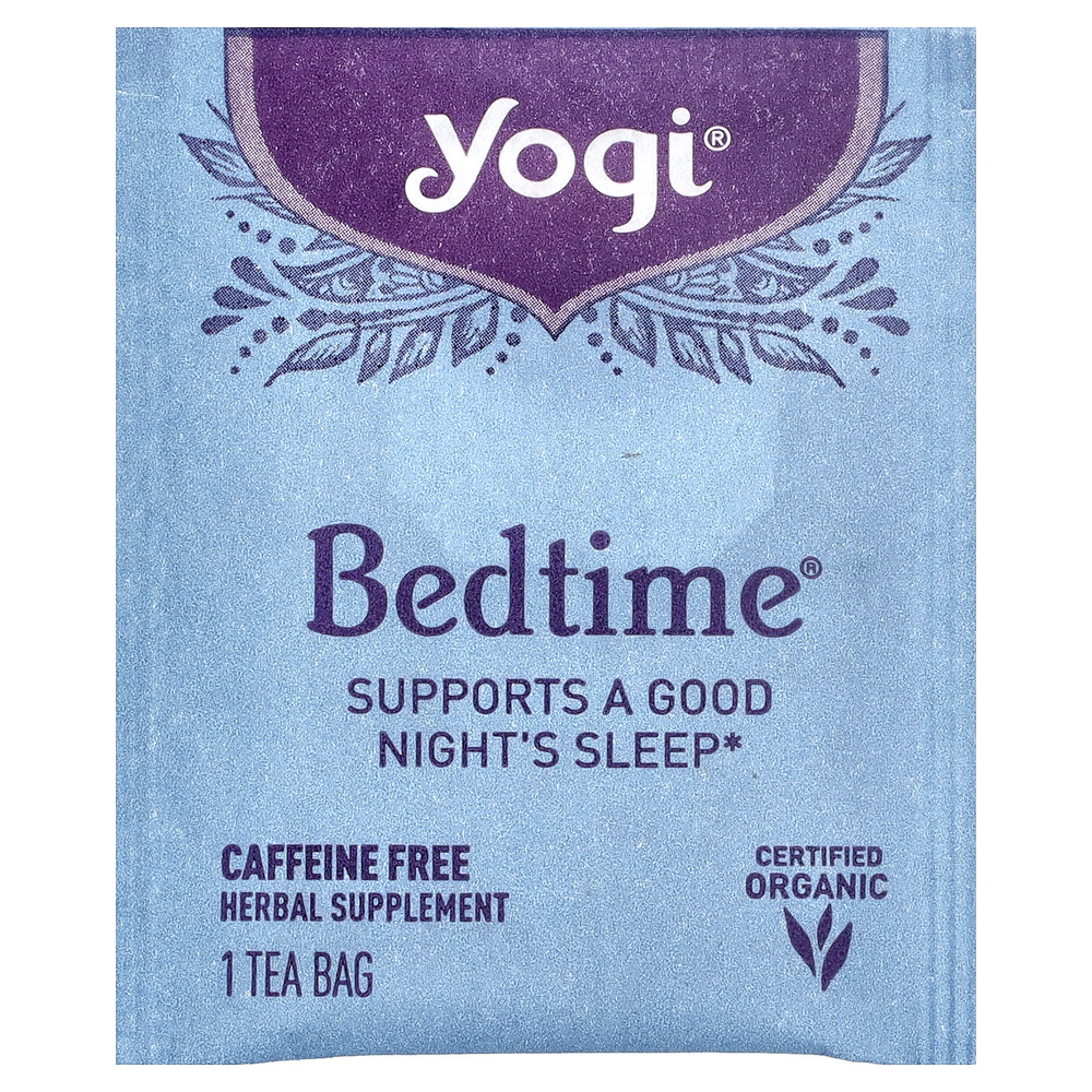 Yogi Tea, Bedtime®, без кофеина, 16 чайных пакетиков, 24 г