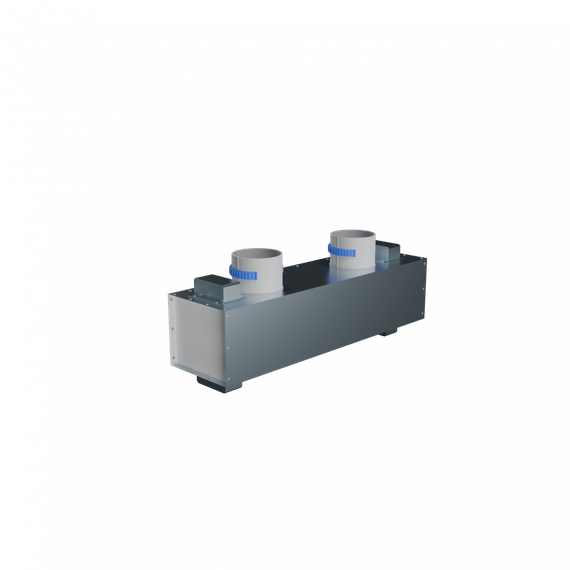 Flexag SH-1-500-25-W щелевой диффузор с КСД под гипсокартон, белый