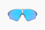 Спортивные очки с диоптриями Demetz W-Suit / Crystal Mat / Navy Mat V. Brown Mirror Blue Ice Cat.3