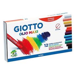 Мелки цветные "Giotto" 12 шт.