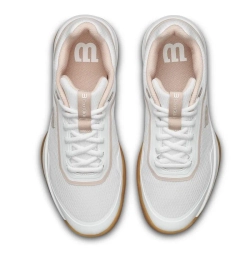 Женские теннисные кроссовки Wilson Court Glide - white/cameo rose/gum