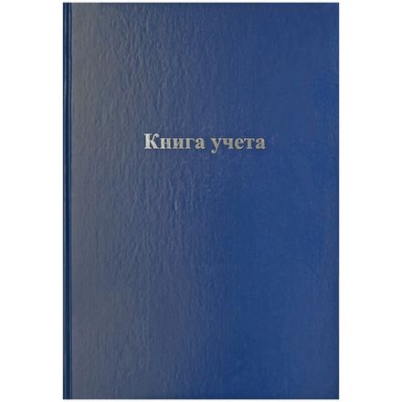 Книга учёта А4, 96л., линия, обл. бумвинил, блок офсет, Спейс