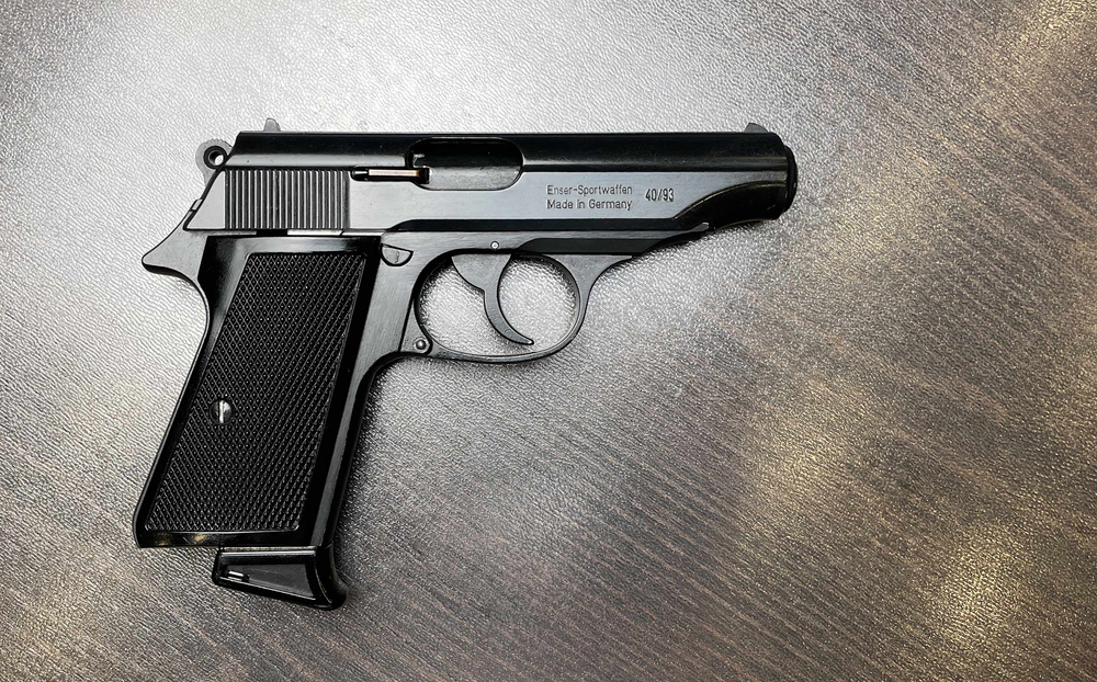 Walther PP к.9мм.РА № серия CBAO № 4028