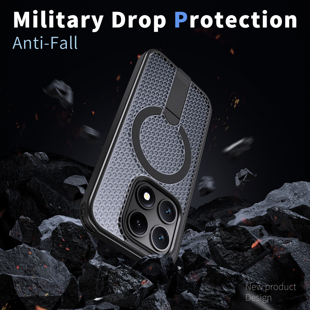 Прозрачный чехол Mesh Pro Magnetic Case для Xiaomi 17