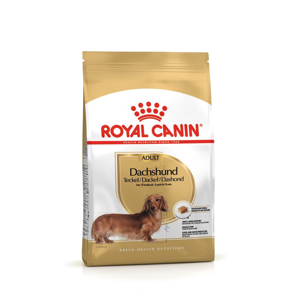 Royal Canin Dashshund Adult Такса Эдалт Корм сухой для взрослых собак породы Такса от 10 месяцев 1,5кг