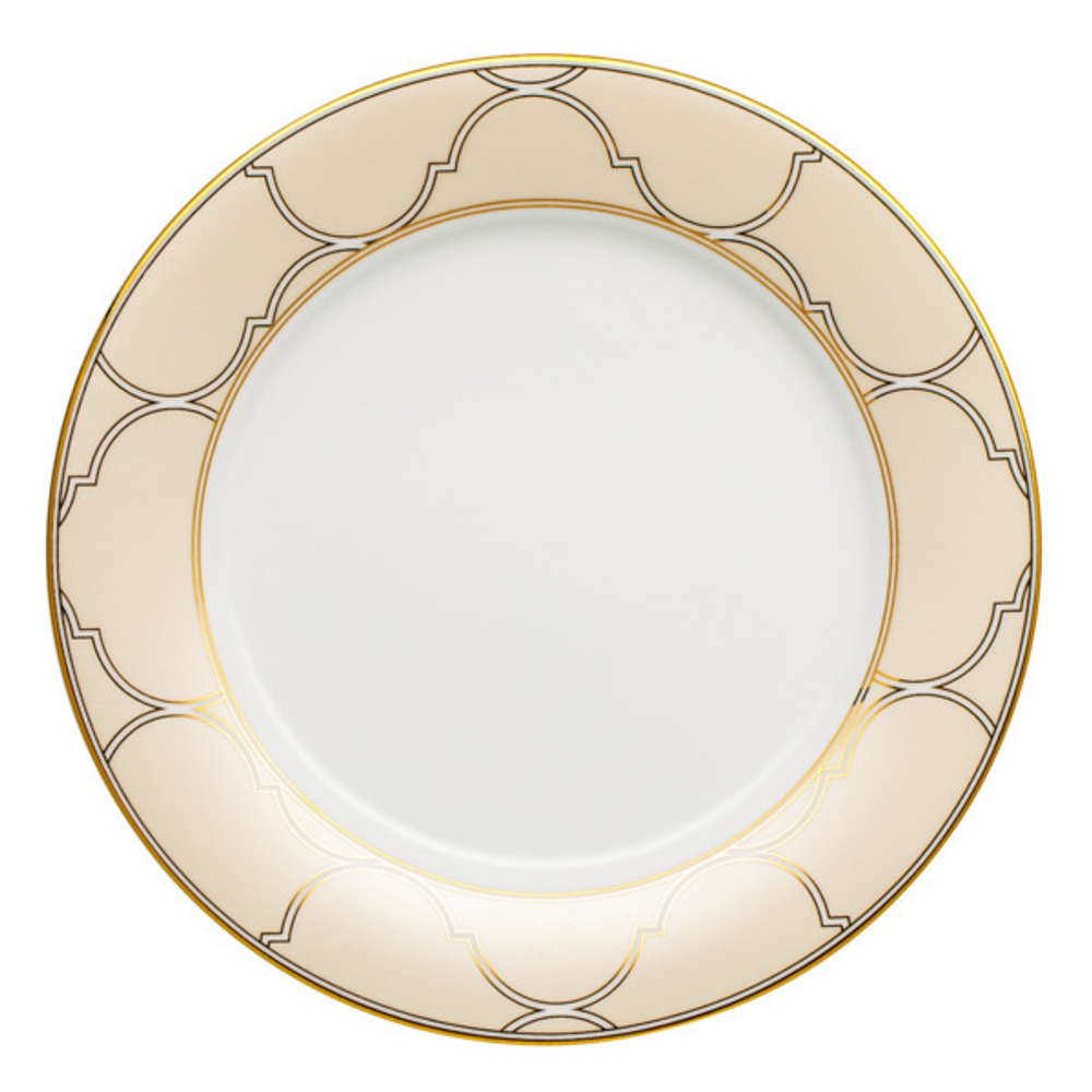 Тарелка акцентная 23см Noritake Царский дворец с золотым кантом