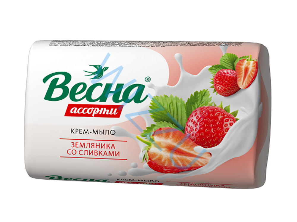 МТ 'ВЕСНА Ассорти Земляника со сливками, 90г