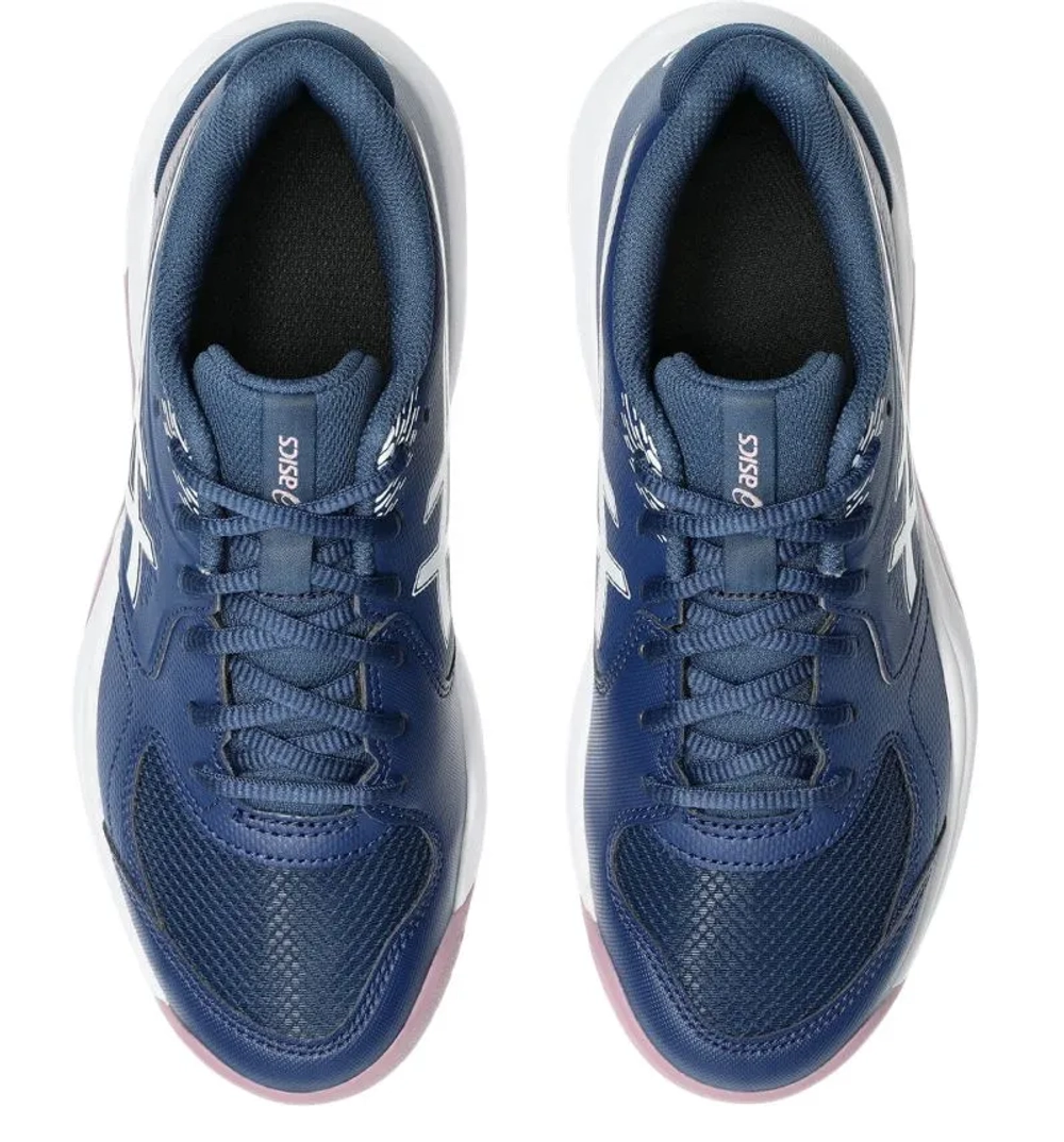Женские теннисные кроссовки Asics Gel-Dedicate 9 - independence blue/white