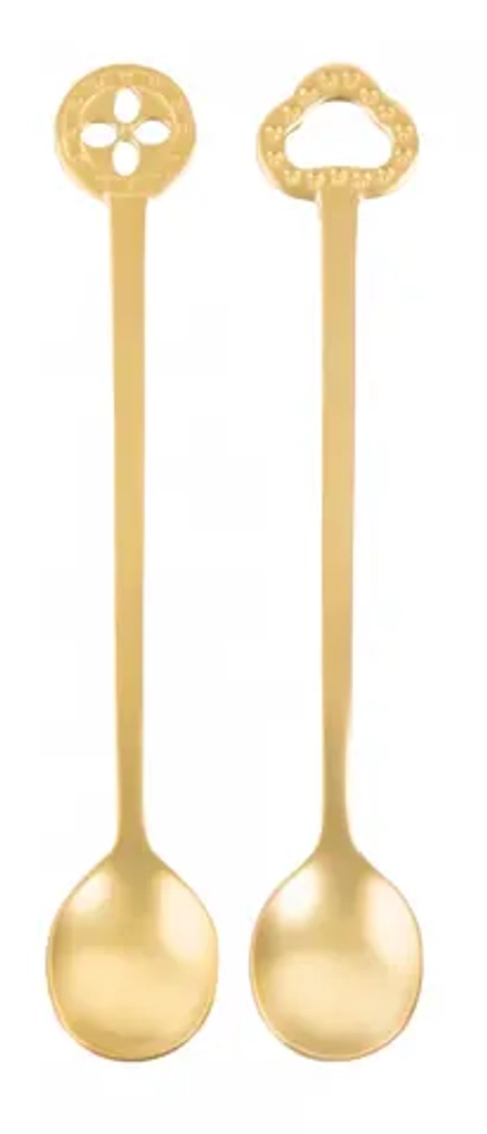 Sambonet Набор из 2 ложек Oriental Party Antique Gold 52649G00