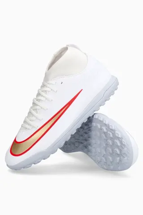 Сороконожки Nike Zoom Mercurial Superfly 11 Club High TF Junior - белый