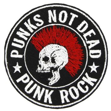 Нашивка Punks Not Dead (102)