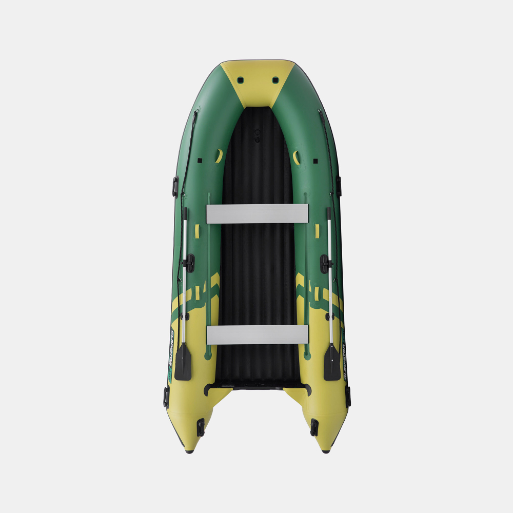Лодка ПВХ Gladiator E420PRO НДНД зелено-оливковый
