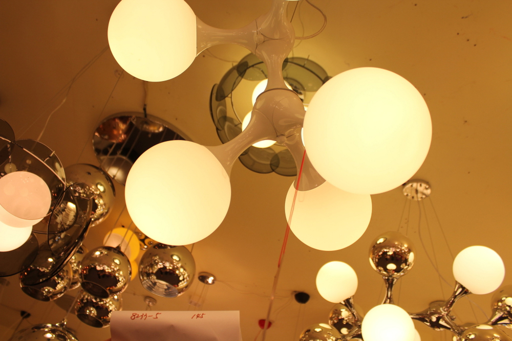 люстра Next DNA Glass Ceiling Lamp  5 белая