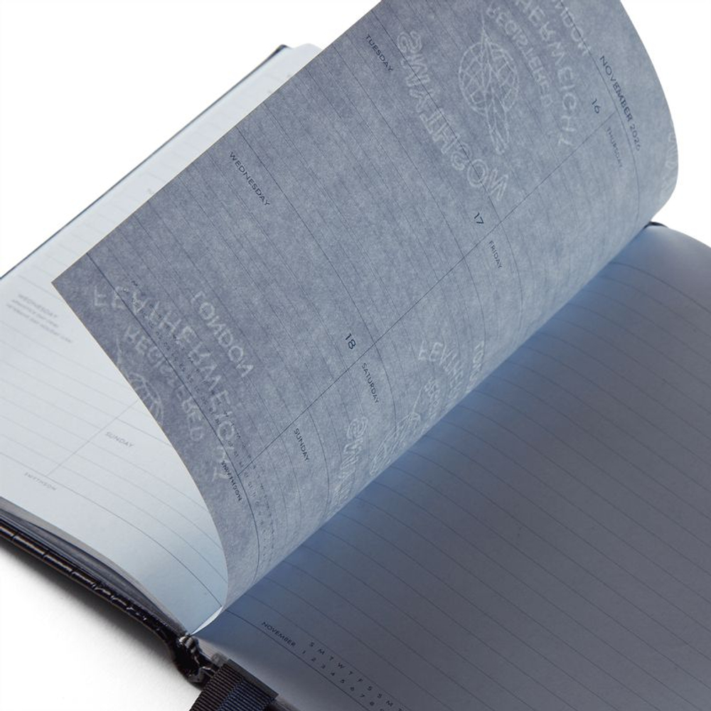 Smythson Ежедневник 2026 Soho Weekly Diary in Mara, Lilac