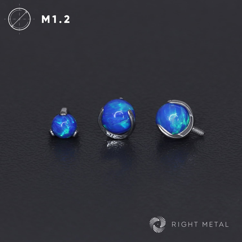 Ball 3-Prongs 3мм/4мм Opal #05