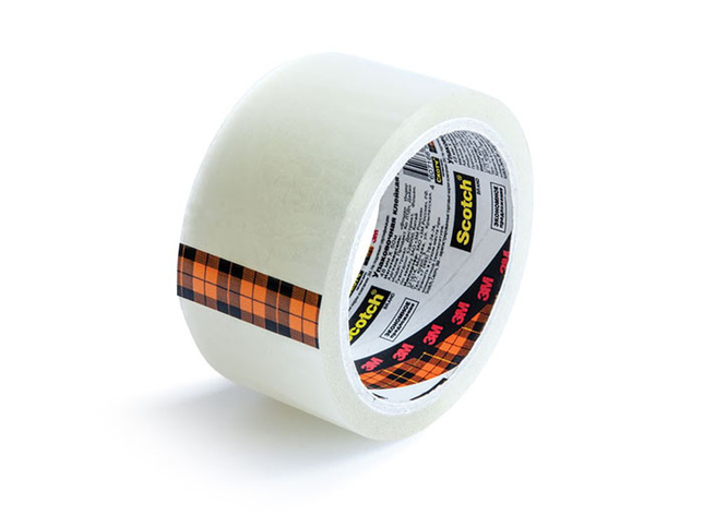 Лента упаковочная клейкая Scotch® Эконом, прозрачная, 48 мм х 50 м, 40 мкм