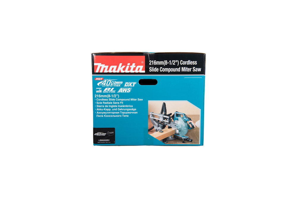 Аккумуляторная консольная торцовочная пила Makita XGT 40В BL LS002GZ01