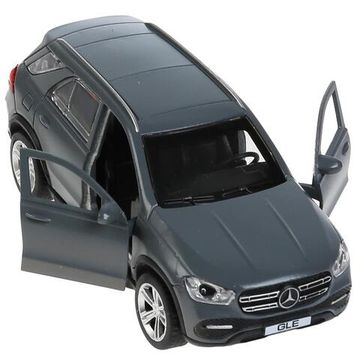 Машина металл MERCEDES-BENZ GLE 2018 МАТОВЫЙ 12 см, двер, багаж, серый, кор. Технопарк